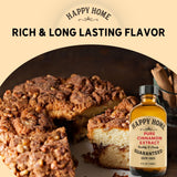 Happy Home Pure Cinnamon Extract, Gluten-Free, Kosher, 4 fl oz