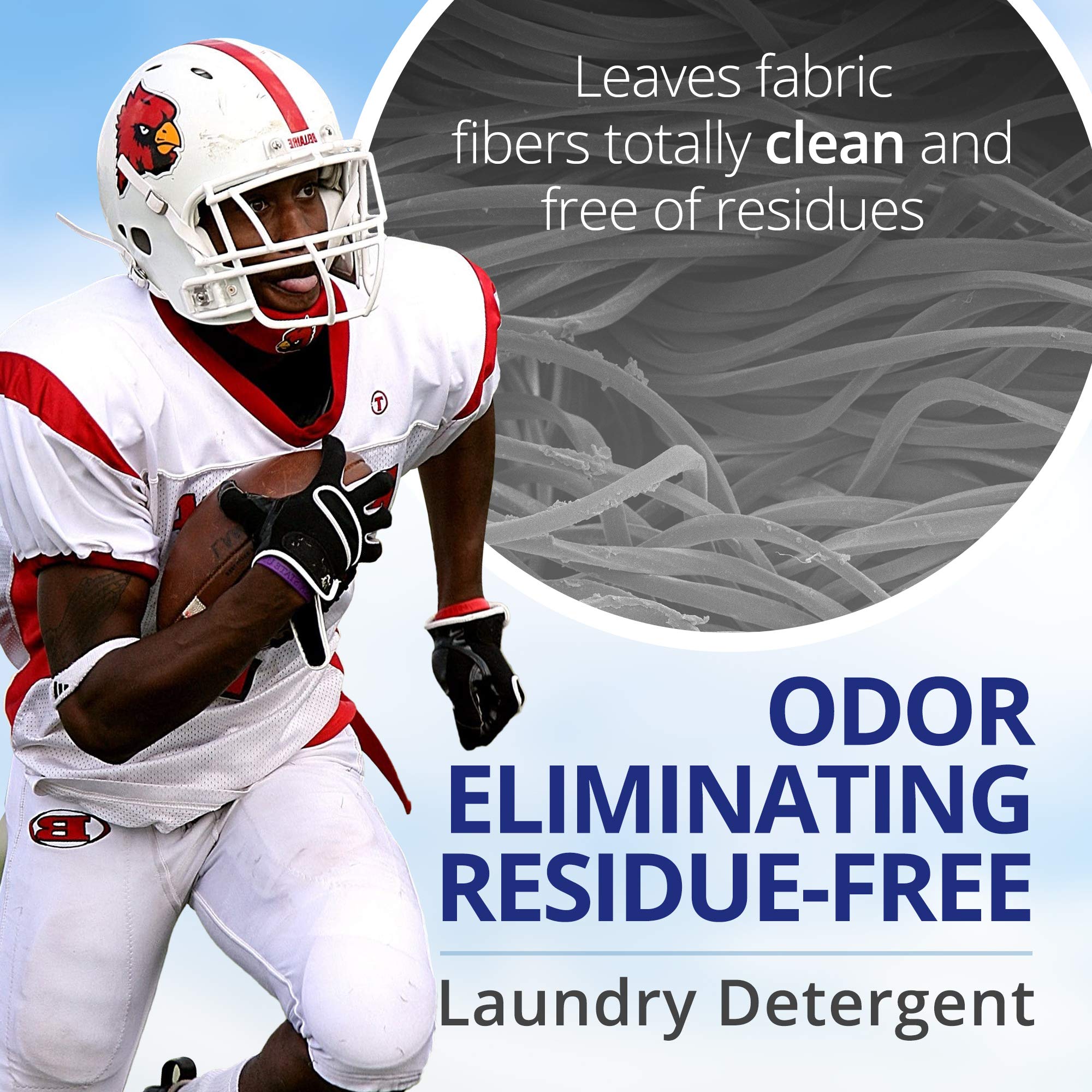 Sport Laundry Detergent, Odor Eliminator Technology, Laundry Soap for Workout Clothes and Everyday Use - Sport Suds 1.8Kg