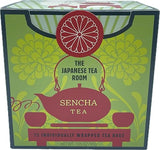 Premium Japanese Natural Pure Sencha Tea - 15 Pyramid Bags, Individually Wrapped, Crafted in Small Batches Original Blend (30-Grams)