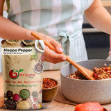 NY SPICE SHOP Aleppo Pepper - 5 Pound Crushed Chili Aleppo Peppers Flakes - Red Aleppo Pepper Spice - Middle Eastern Aleppo Peppers Seasoning, Savory