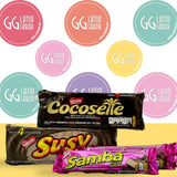 SAMBA CHOCOLATE - COCOSETTE - SUSY Venezuelan Food Cookies Wafers Rollers Chocolate Covered Hazelnut, Cookies Wafers Coconut Cream, Assorted Cookie