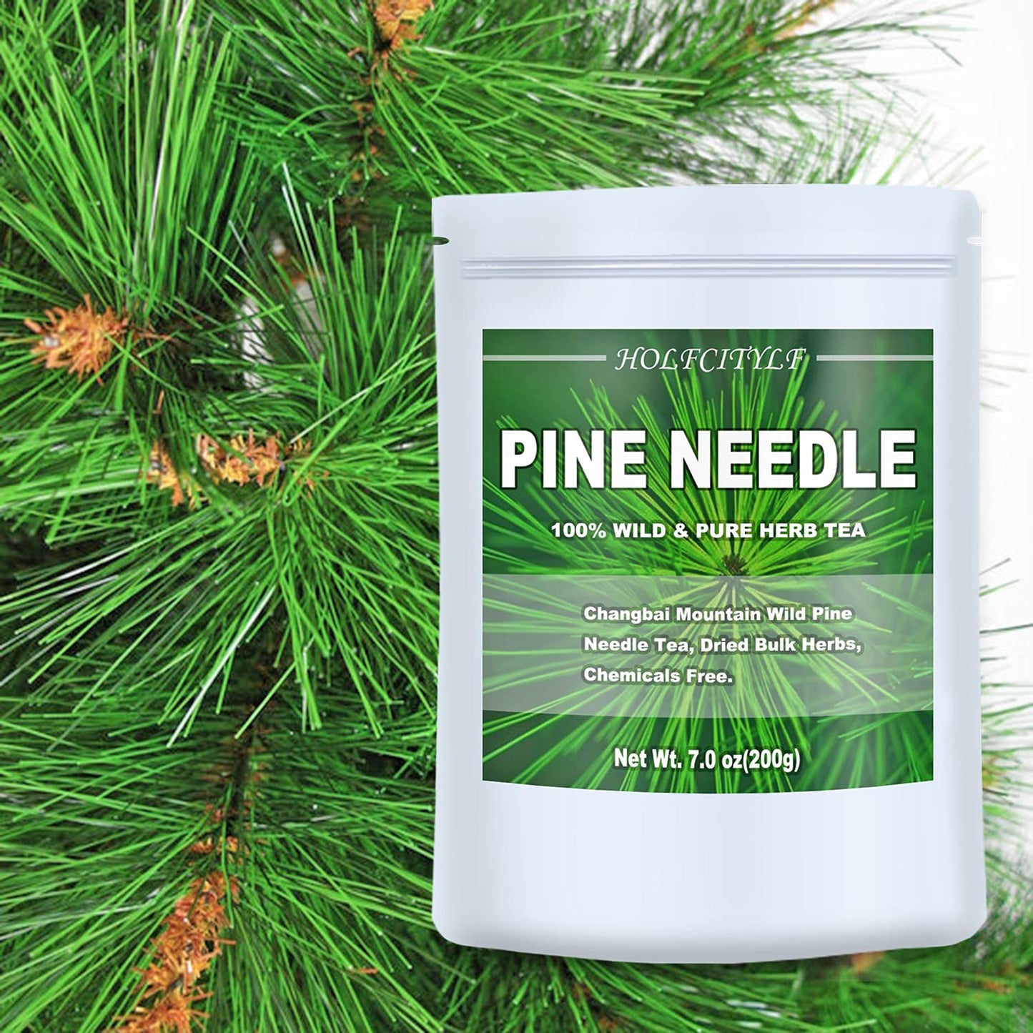 Dried Pine Needle Tea, Pine Needle Loose Leaf Tea, 200g