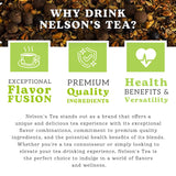Nelson's Tea A&J's Root Beer - Cut & Sifted Sarsaparilla Root Tea Loose Leaf - Caffeine Free, Harmonious Herbal Blend of Burdock, Birch Bark