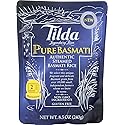 Tilda Legendary Rice Steamed Basmati, Pure, 8.5 Ounce (Pack of 6)