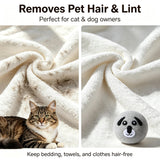 YWXWY Cute Pattern Wool Dryer Balls 6-Pack XL - 100% Organic New Zealand Wool, Natural Fabric Softener & Static Reducer, Reusable Laundry Balls