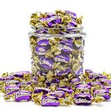 Turkish Soft Caramel with Chocolate Cream Filling - 1 lb Eclairs Candy, Individually Wrapped, Bulk Bag