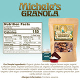 Michele's Granola - Salted Chocolate Tahini - Handmade Non-GMO Whole Grain Oats - Free of Gluten, Soy, Wheat, & Dairy