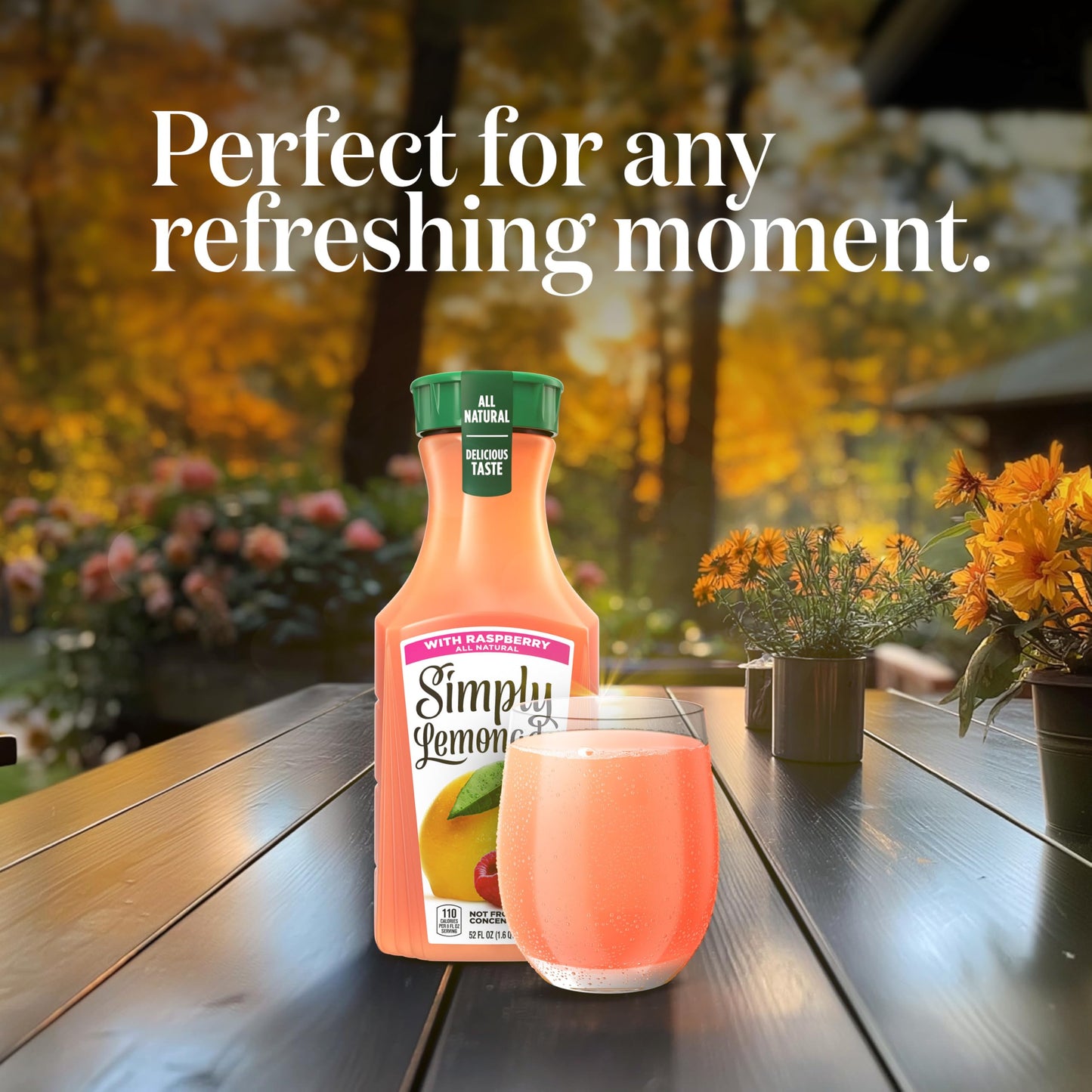 Simply Lemonade with Raspberry All Natural, 52 Fl Oz Bottle