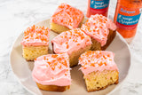 Bakerpan Orange Jimmies Sprinkles - 6 Ounces Orange Sprinkles for Cake Decorating - Edible Sprinkles for Cupcakes, Ice Cream, Cake Decorations (Made