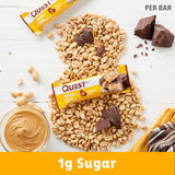 Chocolate Peanut Butter Hero Quest Nutrition Protein Bar, High Protein, Low Carb, Gluten free, 1.90 Ounce (Pack of 10)