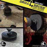 Ultra Stiff Drill Powered Cleaning Brush Set - Heavy Duty Industrial Stripping - Cordless Drill Power Scrubber Grill Brush for Household Cleaning