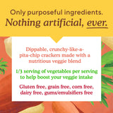 Simple Mills Veggie Pita Crackers Variety Pack (Himalayan Salt and Mediterranean Herb) - Gluten Free, Vegan, Healthy Snacks, Paleo Friendly, 4.25