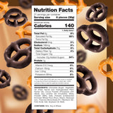 Chocolate Covered Pretzels - 22 Ounce Pack - Dark Chocolate Pretzels for Buffets, Office Bowls, Snacking, and Gifting - Sweet & Salty Snack - Crunchy