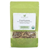 Biokoma Organic Couch Grass Dried Cut Root 1.76oz USDA Organic Herbal Tea Elymus Repens Rhizome Loose Herb Urinary Kidney Bladder Support Resealable
