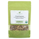 Biokoma Organic Couch Grass Dried Cut Root 1.76oz USDA Organic Herbal Tea Elymus Repens Rhizome Loose Herb Urinary Kidney Bladder Support Resealable