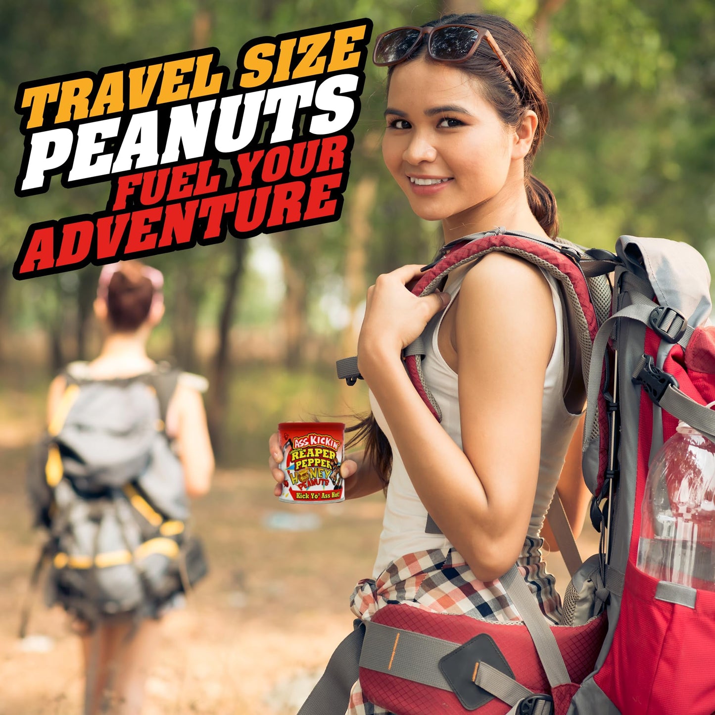 ASS KICKIN' Roasted Spicy Hot Peanuts - 4.25 oz - Ultimate Spicy Gourmet Gift Peanuts - Try if you dare! (Carolina Reaper)