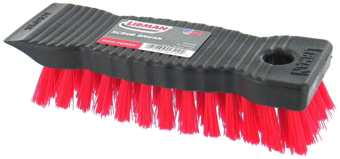 Libman 2.5 in. W Plastic Scrub Brush