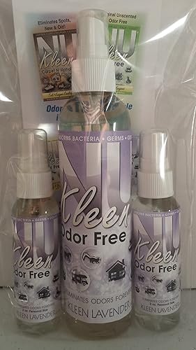 NuKleen Odor Free - Kleen Lavender - 9 oz, (2) 2oz.