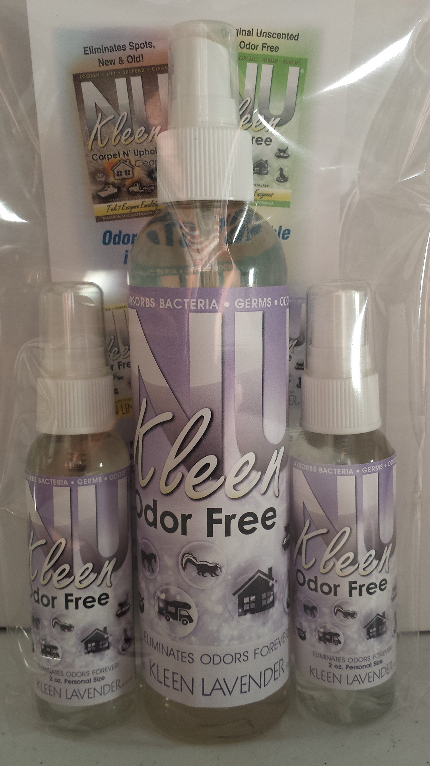 NuKleen Odor Free - Kleen Lavender - 9 oz, (2) 2oz.