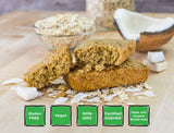 Bobo's Coconut Oat Bars, Simple Ingredients, Whole Grain Oats, Plant Based, Gluten Free Breakfast Bars, Non-GMO, Healthy Snacks for Adults & Kids (12