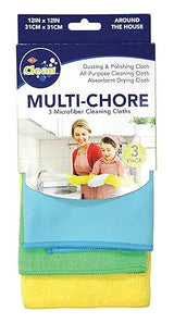 Ritz Multi Chore Microfiber Kitchen & Bath Cleaning Cloth, Set of 3