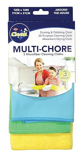 Ritz Multi Chore Microfiber Kitchen & Bath Cleaning Cloth, Set of 3