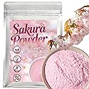 Organic Sakura Powder - Premium Cherry Blossom Powder for Baking, Lattes, Smoothies & Ice Cream - Natural Pink Food Coloring, Caffeine-Free Matcha