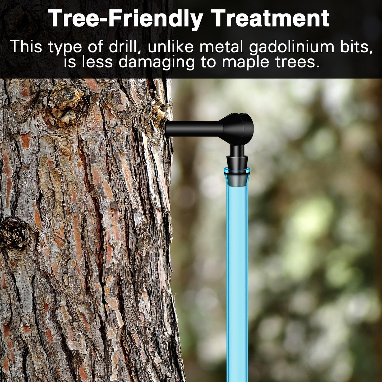 6 Set Maple Syrup Tapping Kit Tree Taps with 2ft Tubing Syrup Sugaring Starter Taps for Pure Maple & Birch Syrup Collection