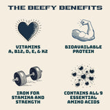 Beefy Meat Chips Original Flavor | 13g Protein Per Serving, Only 2 Ingredients, Prime Brisket Jerky Chips with Real Salt | High Protein Zero Sugar