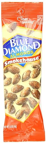 Blue Diamond Almonds, Smokehouse, 1.5-Ounce Packages (Pack of 24)