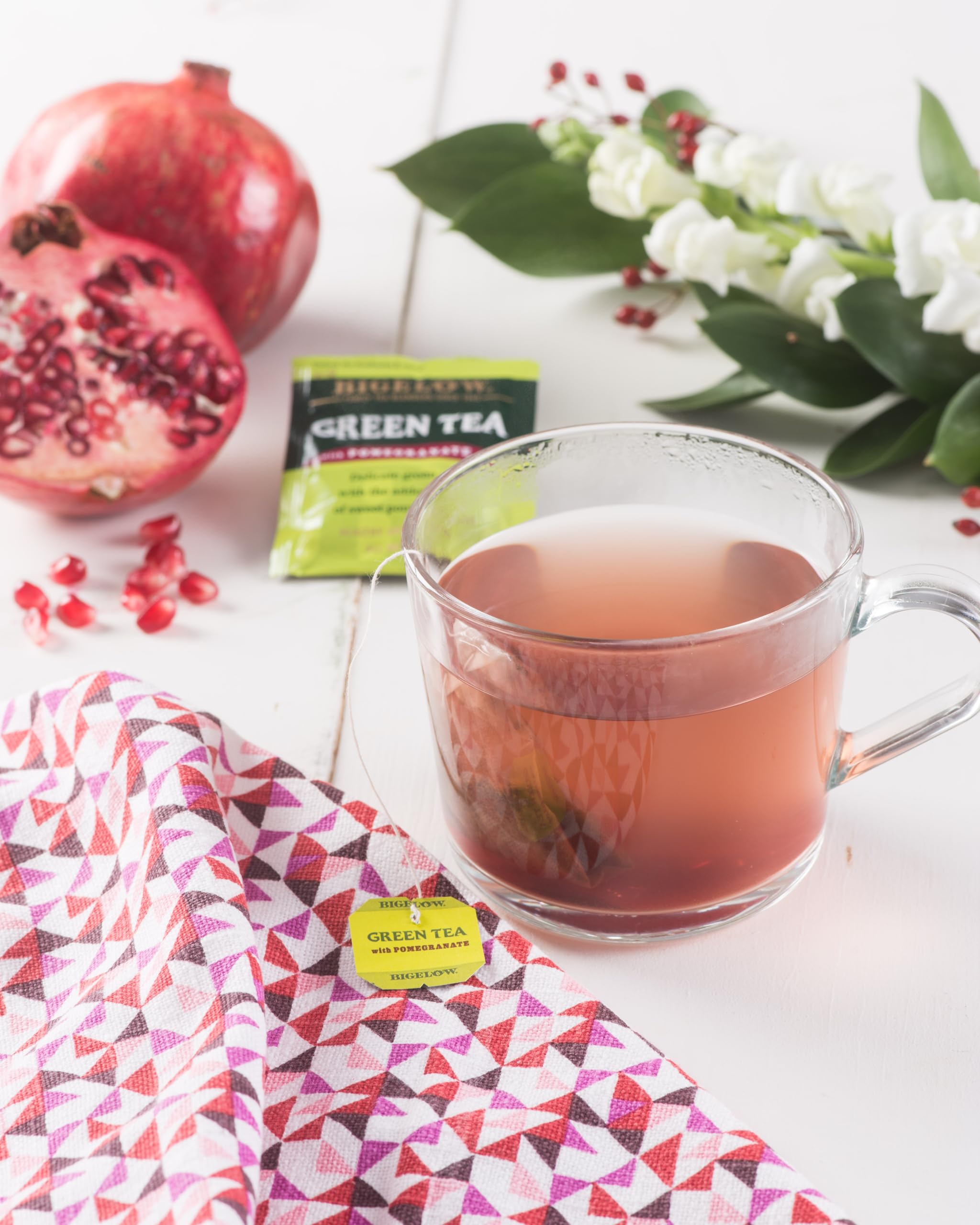 Bigelow Green Tea with Pomegranate Tea Bags, 20 ct