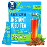 Unbrewed Planet Instant Iced Tea - 100% Pure Black Tea - 30 Single Serve Stick Packs - Unsweetened - Vegan - Gluten Free - On-the-Go for Travel, Work