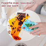 Christmas Theme Kitchen Sponge (12Pack) - Wood Pulp & Coconut Scrubber Sponges, High-Absorption Dishwashing Sponge with Festive Designs, Strong
