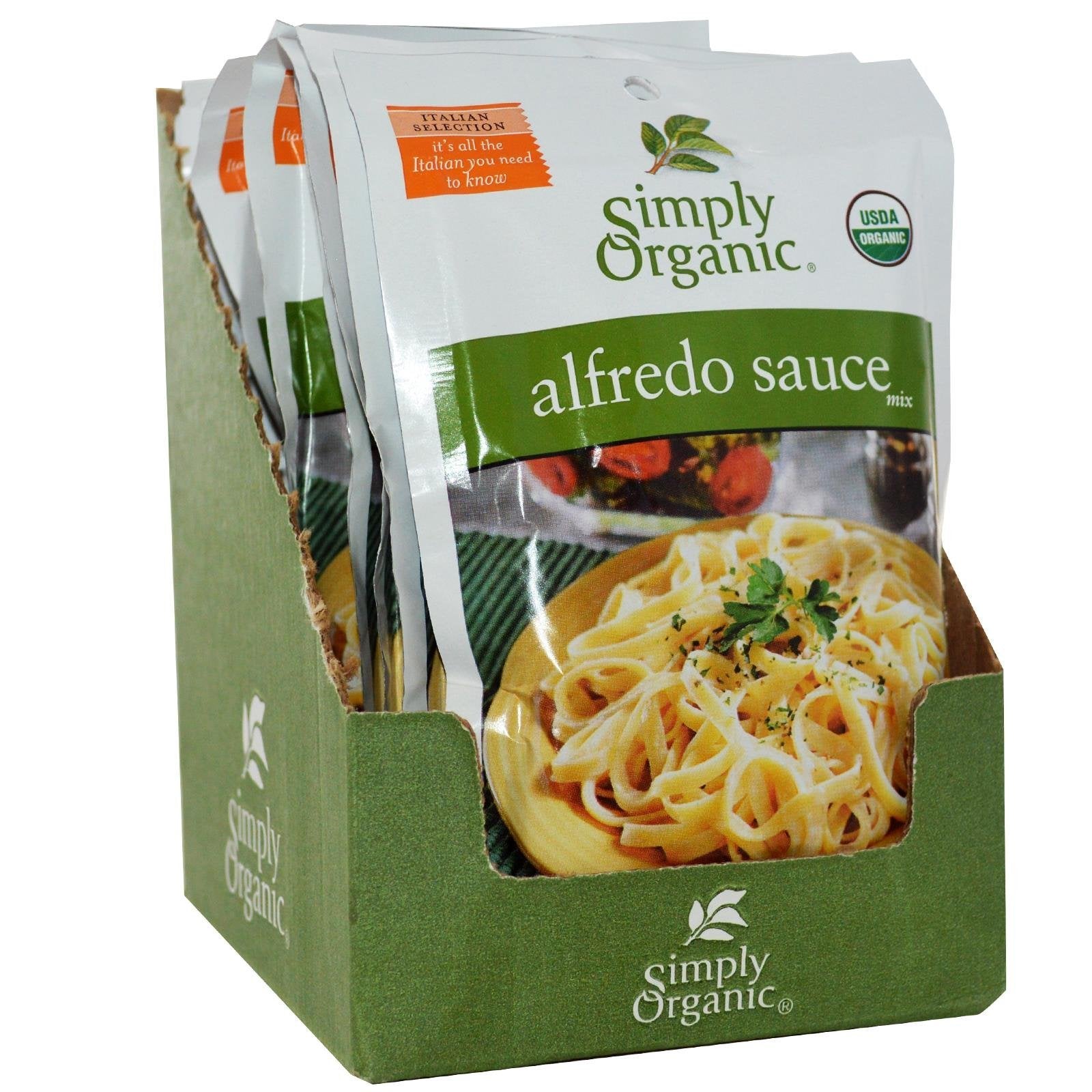 Simply Organic Alfredo Sauce Mix 1.48 Ounce (42 g) Pkg