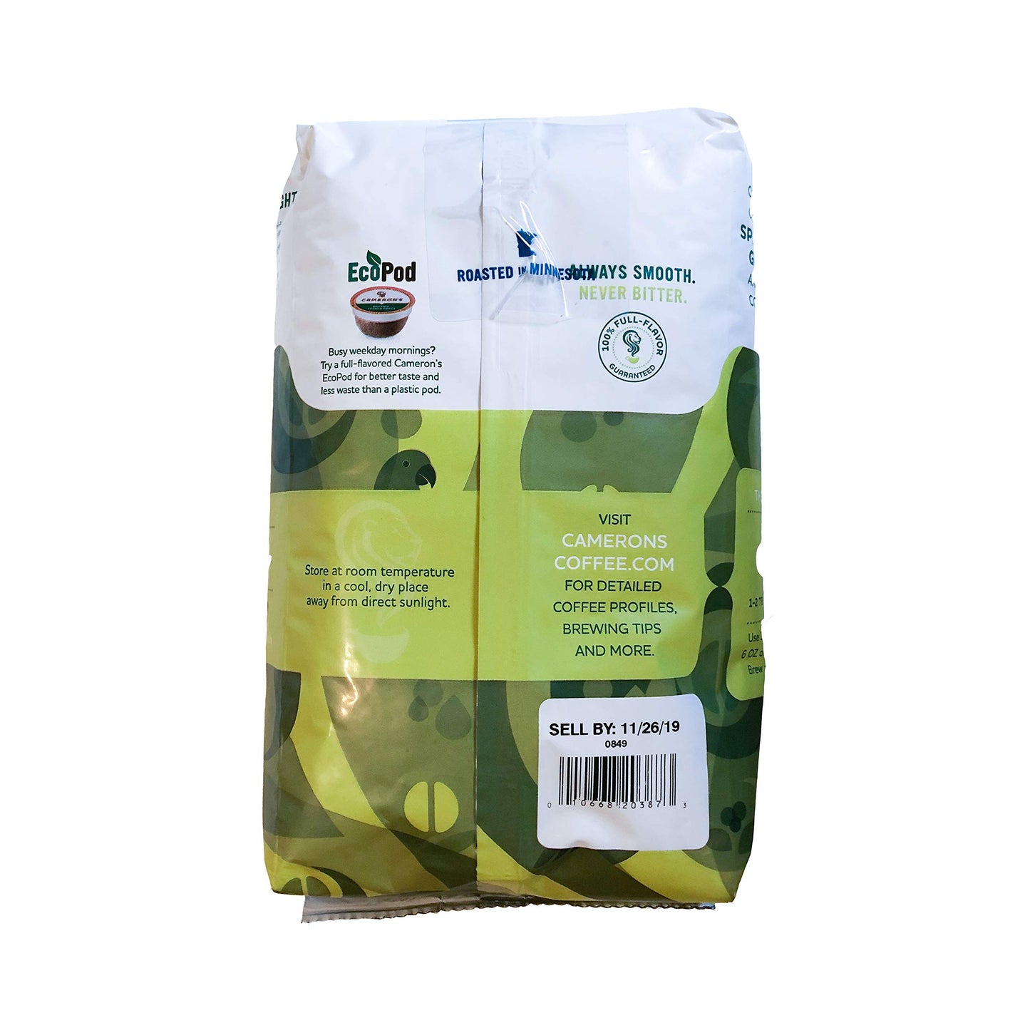Camerons Organic Velvet Moon Whole Bean Coffee, 32 Ounce Bag