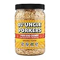 Ol' Uncle Porkers Original Pork Rind Crumbs, Keto Breadcrumbs, Zero Net Carbs, High Protein, Sugar-Free, Gluten-Free, Fried in Coconut Oil, No Added Salt, 12 oz