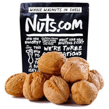 Nuts.com Whole Walnuts in Shell, 2 lbs - Fresh Unshelled Raw Walnuts with Buttery, Nutty Flavor