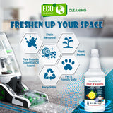 Natural Riches Organic Upholstery Carpet Cleaner Shampoo Solution Machine Use, A Miracle Carpet Cleaner Stain Remover Deodorizing Formula, Use On Rug