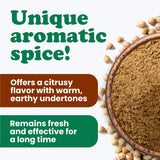 Food to Live Organic Coriander Powder, 12 Pounds - Freshly Ground, Pure, Natural Spice for Cooking, Baking and Seasoning, Non-GMO, Vegan, Kosher, Bulk