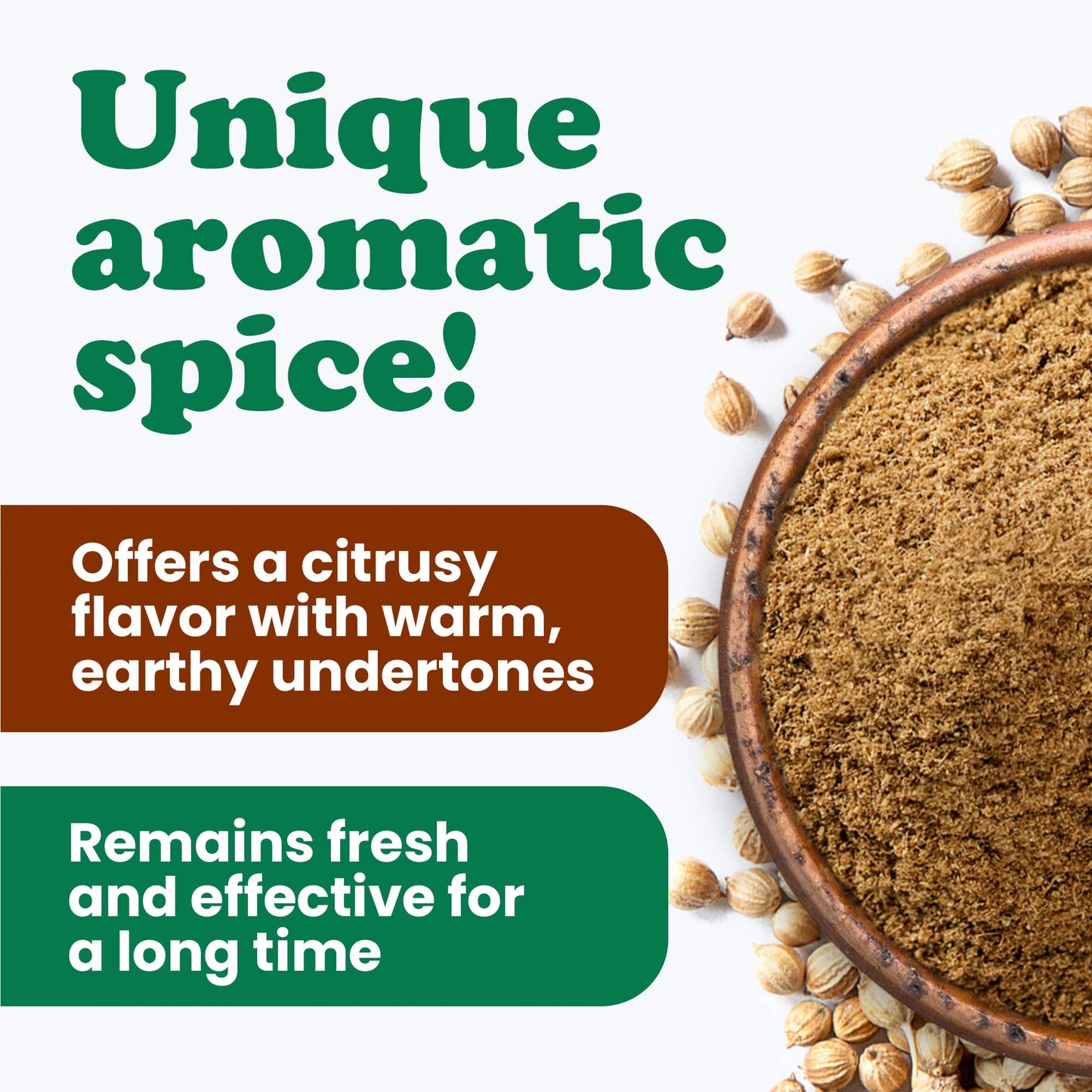 Food to Live Organic Coriander Powder, 6 Pounds - Freshly Ground, Pure, Natural Spice for Cooking, Baking and Seasoning, Non-GMO, Vegan, Kosher, Bulk