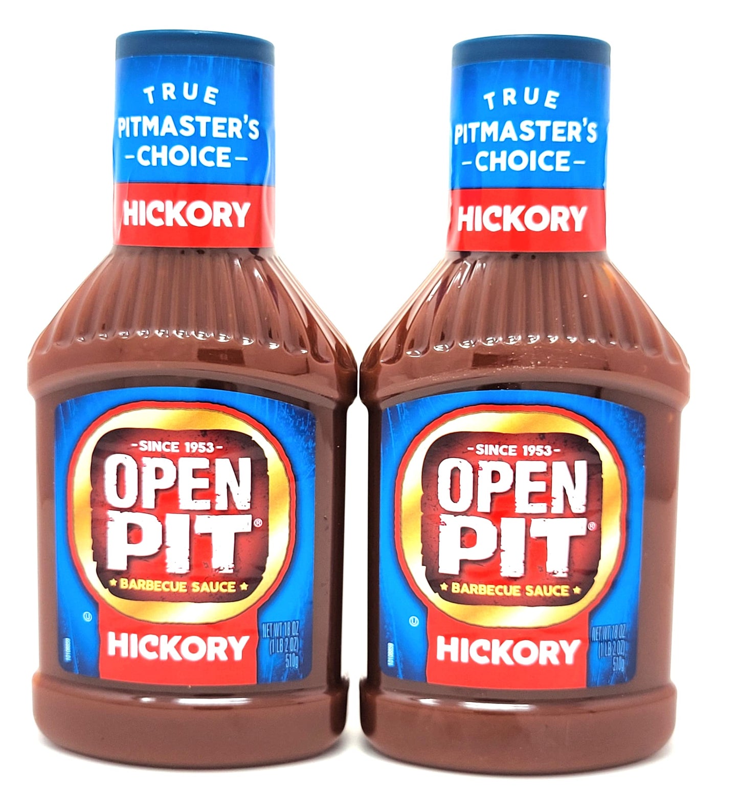 Open Pit Hickory Barbeque Sauce 18 oz (pack of 2) - Great for BBQ Ribs or Chicken