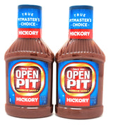 Open Pit Hickory Barbeque Sauce 18 oz (pack of 2) - Great for BBQ Ribs or Chicken