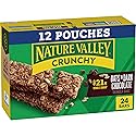 Nature Valley Crunchy Granola Bars, Oats 'N Dark Chocolate, 24 Bars, 17.88 oz (12 Pouches)