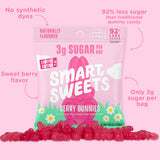 SmartSweets Berry Bunnies Easter Candy, 1.8oz (Pack of 14),Gummy Candy with Low Sugar, Low Calorie, No Artificial Sweeteners, Plant-Based