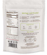 Organic Traditions Moringa Powder Organic, Green Superfood for Smoothies with Moringa Leaves, Rich in Natural Vitamins and Minerals, Traditionally