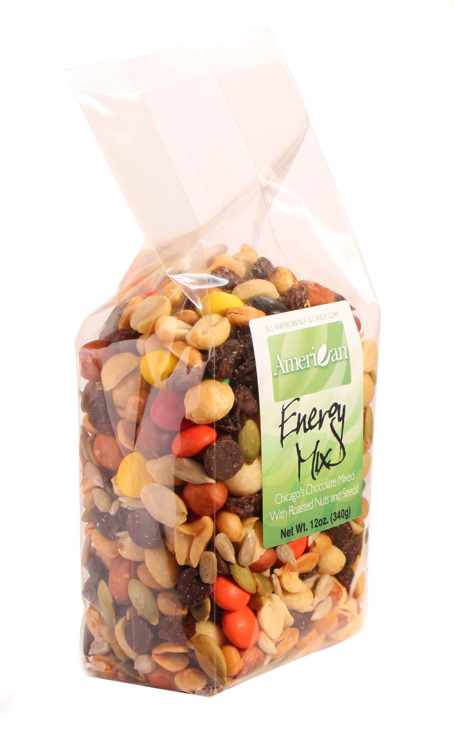 12oz Gourmet Style Bag of Energy Trail Mix with Chicago's Very Own Chocolate [3/4 lb.]
