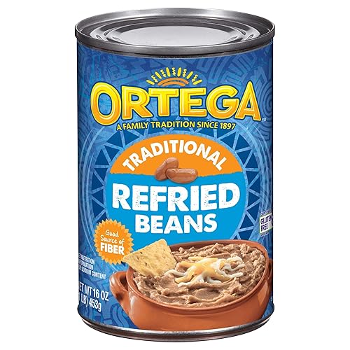 Ortega Refried Beans, Traditional, 16 oz
