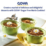 Sugar Free Maria Cookies by Goya, Thin Crisp, Baked Goods, Snacks for School and Work, Lunch Box Snacks, 4 Pack, 7oz. Each
