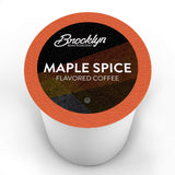 Brooklyn Beans Roastery Coffee Pods, Fall Maple Spice Flavored - Compatible with Keurig K Cup Brewers Including 2.0 Machines, 40 Count