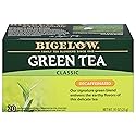 Bigelow Tea Classic Green Tea Decaffeinated, 20 Total Tea Bags (Pack of 1)